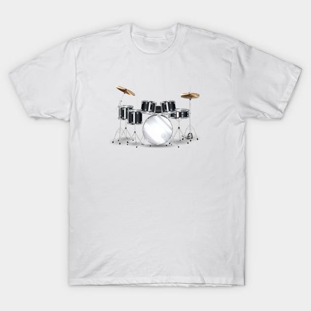 Drums T-Shirt by TambuStore